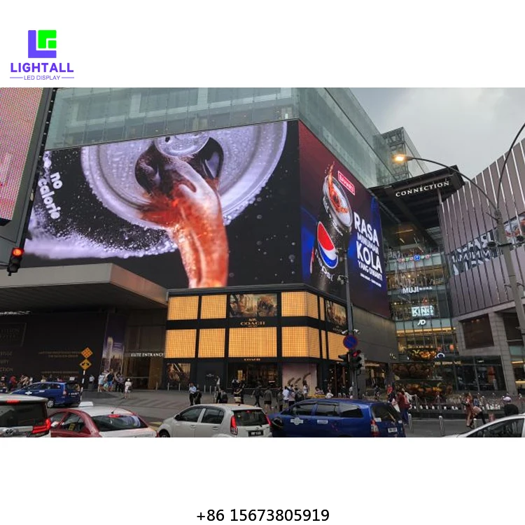 ODM Outdoor Capacitive Advertising SMD P8 LED Display Billboard Panttalla Exterior LED Screen Advertising LED Display