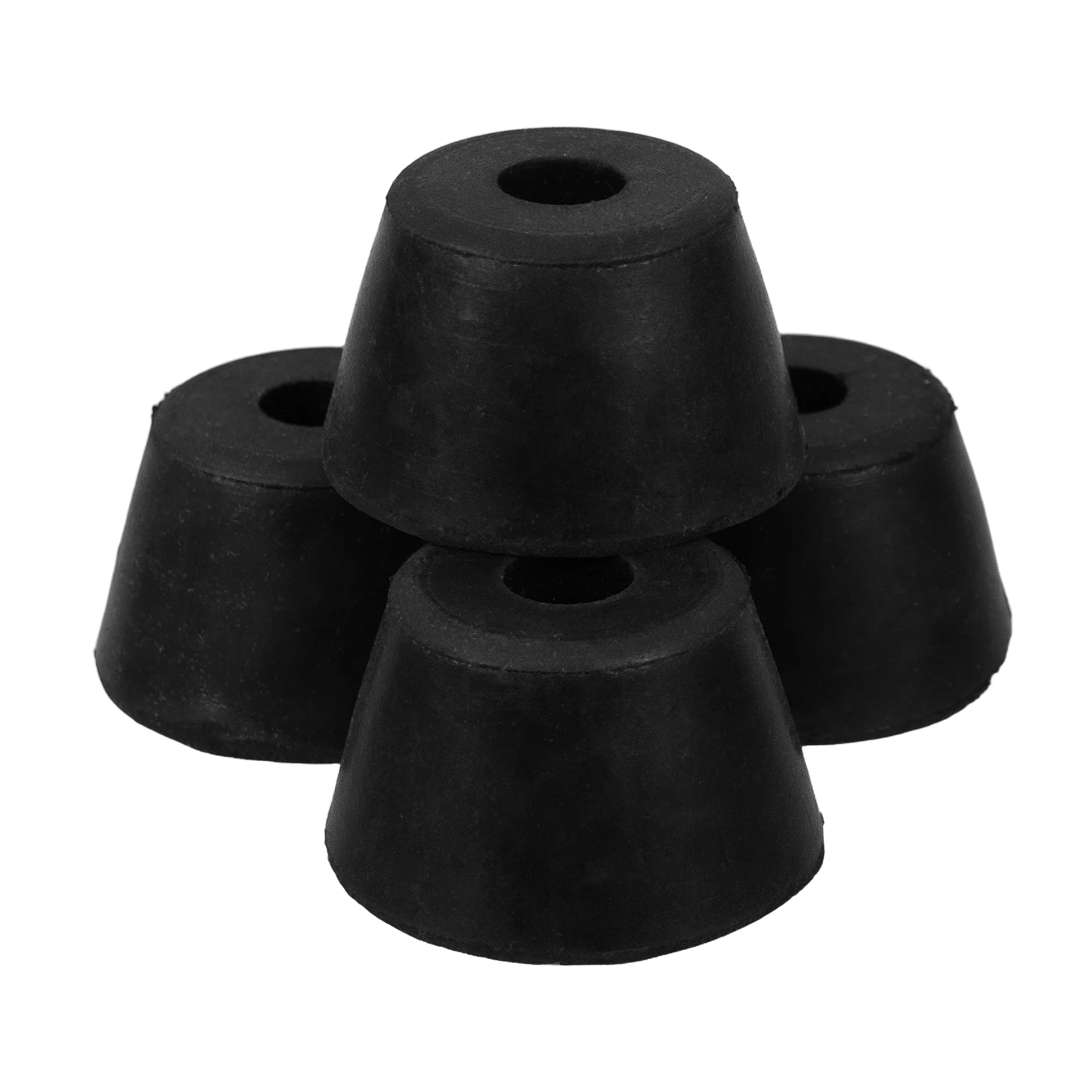4 Pcs 고무 피트 흡수기 안티 슬립 패드 가구 다리 진동 감소 소음 감쇠 내구성 와셔 안정기