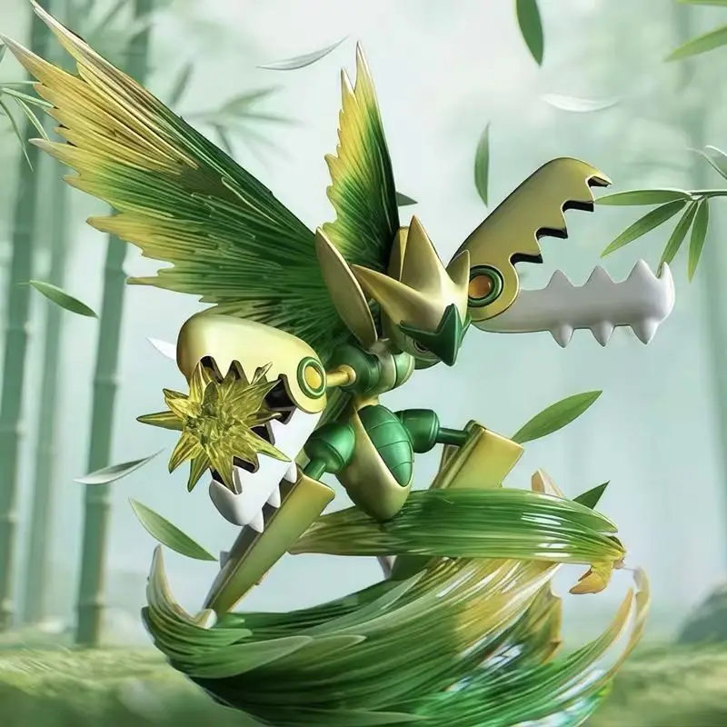 pokemon-anime-figure-mega-scizor-giant-claw-pvc-statue-collectible-model-desktop-ornament-toy-gift