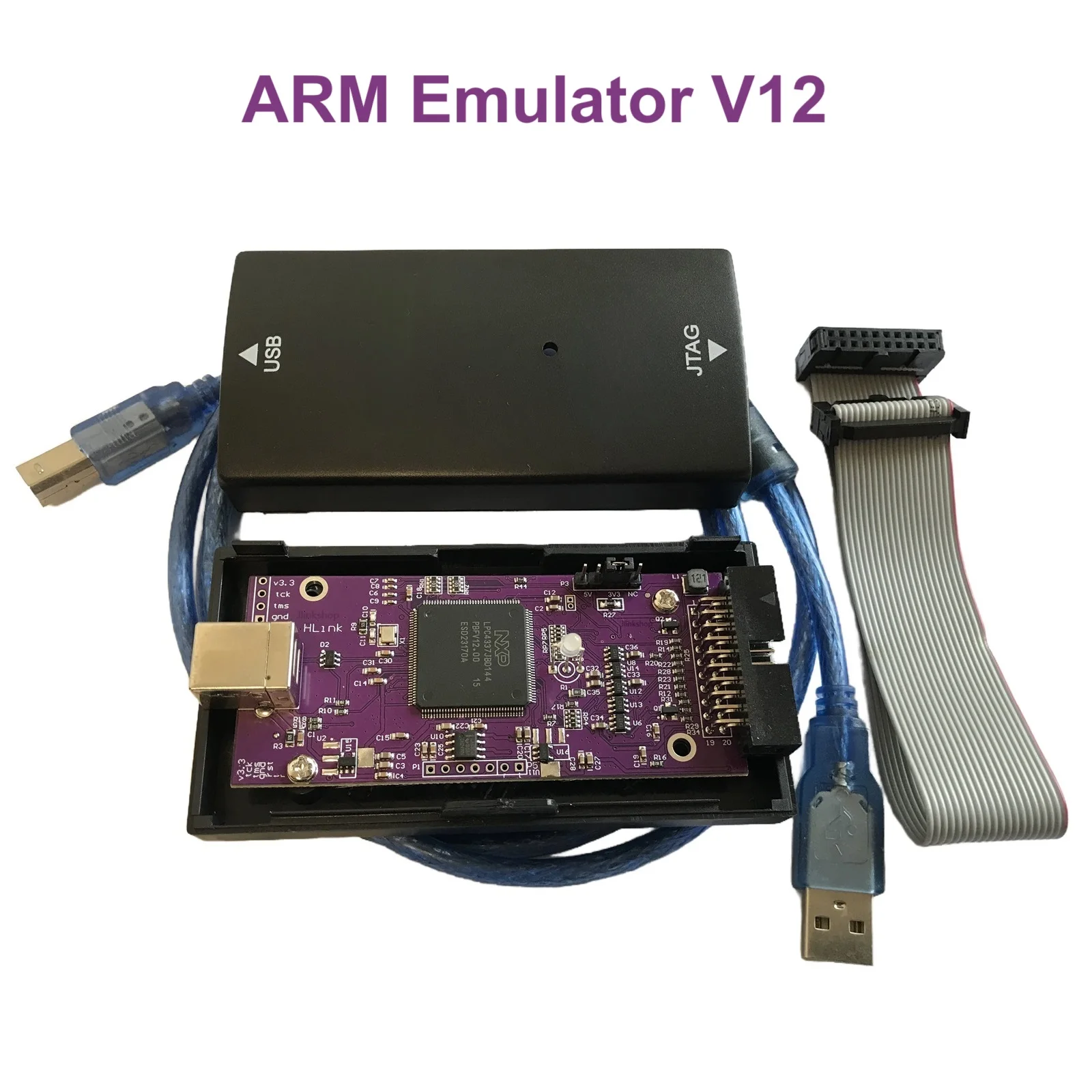 For J-Link V12 JLink V12 ARM Emulator Debugger USB JTAG SWD Debug Tool Update Online STM32  MCU