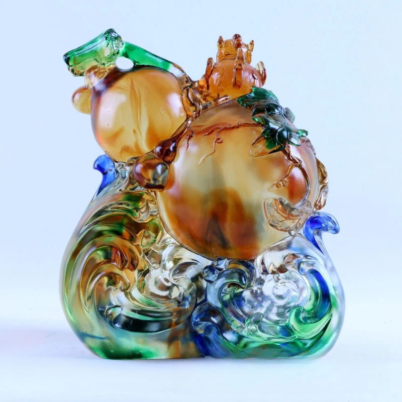 Glazed handicrafts, send friends to the leader's office living room ornament housewarming gift