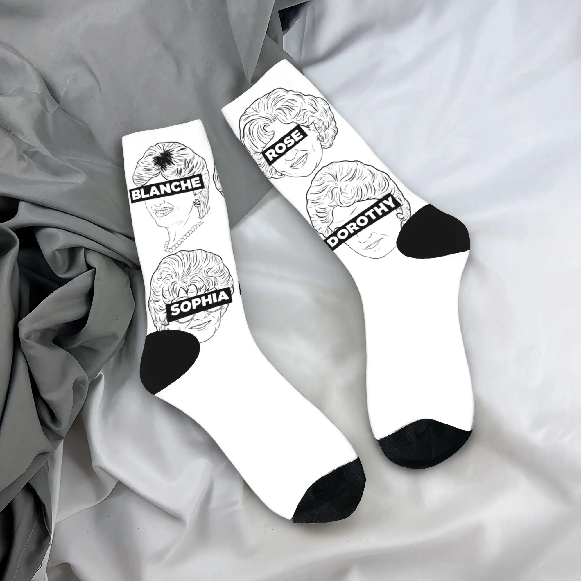 Goldens Girls Socks Autumn  Stockings Casual Men's Soft Socks Design Outdoor Sports Anti Bacterial Socks