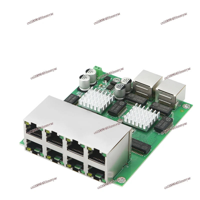 

Gigabit Switch Module Industrial Grade Built-in Network Communication Network Port Expansion Board 8 Channels Standard POE