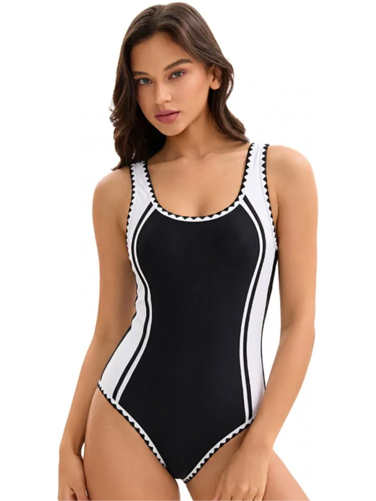 High Waist Sexy Swimsuit Women Summer Bathing Suit Bikini Set Sleeveless Swimwear Beach Swimming Suit For Female Купальник