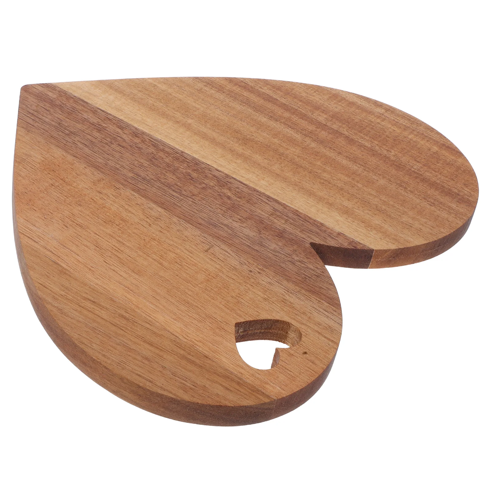 

Heart Shaped Wooden Cutting Board Charcuterie Tray for Kitchen Mom Holiday Cheese Platter Serve Butter Dish Carving Bread Fruit