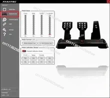 USB Simracing Pedal Control Box P1000 P2000 Racing Game Simulator Accessories for PC PS5 Compatible with Fanatec