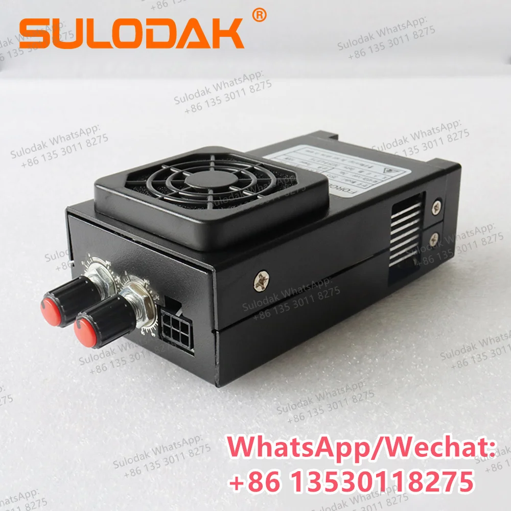 Lampada UV per stampante UV a due controller 58 * 20mm / 35 * 15mm Angolo della lampada LED UV inclinabile per evitare intasare l'alimentazione di controllo della manopola della testina di stampa