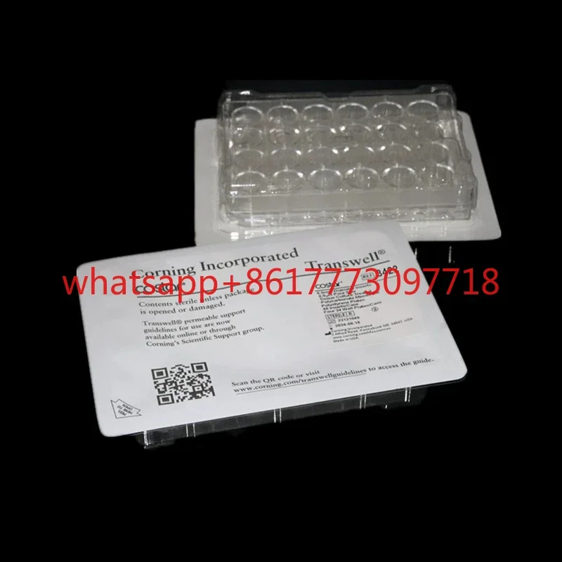 24 membrane nested 6.5mm 8.0um pore size PC membrane sterilization