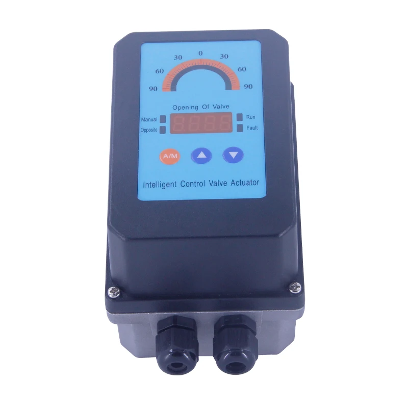 TOYI AW50 Series 12v 24V DC 4-20mA Analog Control Electric Rotary Actuator Regulation Type Intelligent Electric Actuator