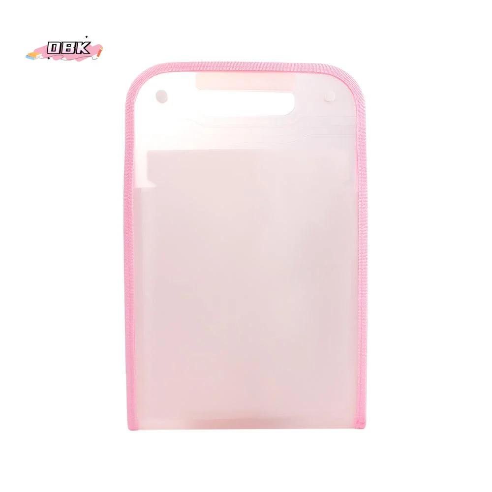 

13 Pockets A4 Expanding File Folder Waterproof Handle Accordian File Storage Bag Large Capacity Vertical A4 File Organizer