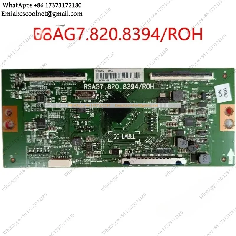 T-Con Logic Board RSAG7.820.8394 ROH For Hisense 50 Inch 4K TV Replacement Repair Spare Parts Accessories Module PCB