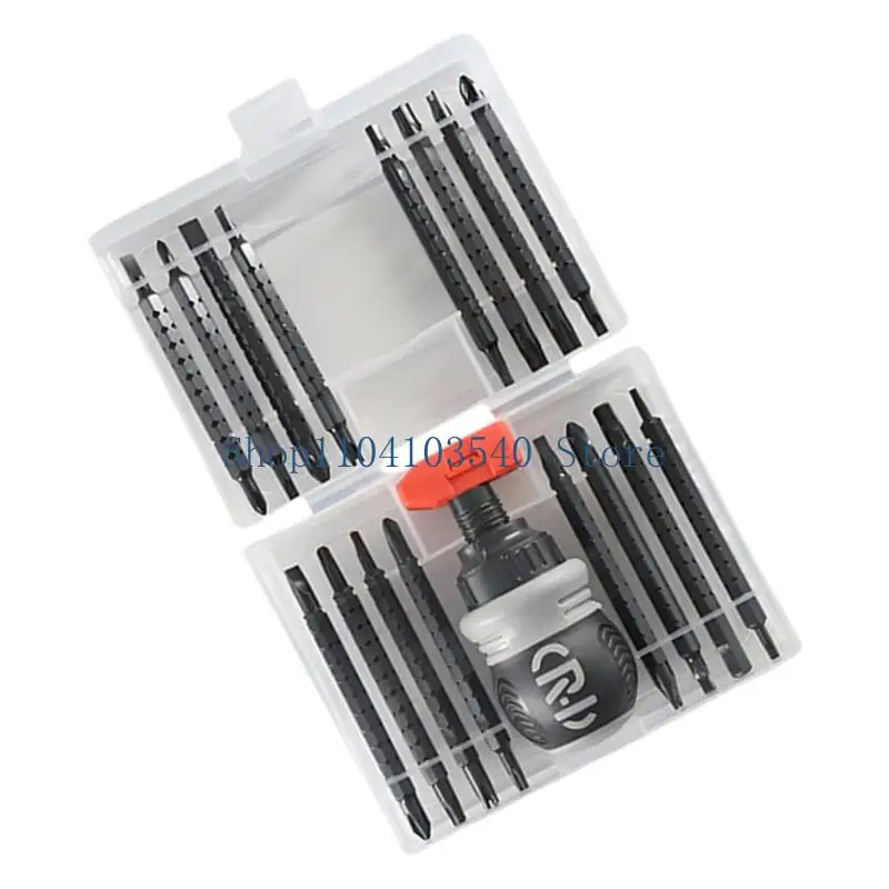 02DC 13/18/22/26/34 in 1 Screwdriver Set Multipurpose Electrican Ratchet Hand Tool Screwdriver Set Multipurpose Repair Tool