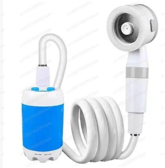 

Hot Sell Portable Outdoor Shower Set with Hose Rechargeable Camping Shower Pump Electric