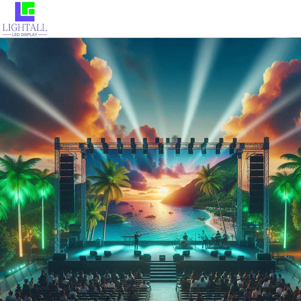 P3.91 5x3m Outdoor Portable High brightness Rental Stage Event Led Display Screen