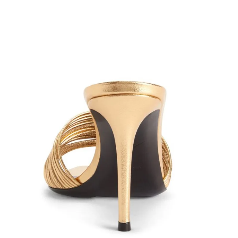 جديد خنجر صندل كعب عالٍ النساء أشار تو النعال فستان مثير أحذية النساء Sandalias الإناث sandalias de las mujeres #4