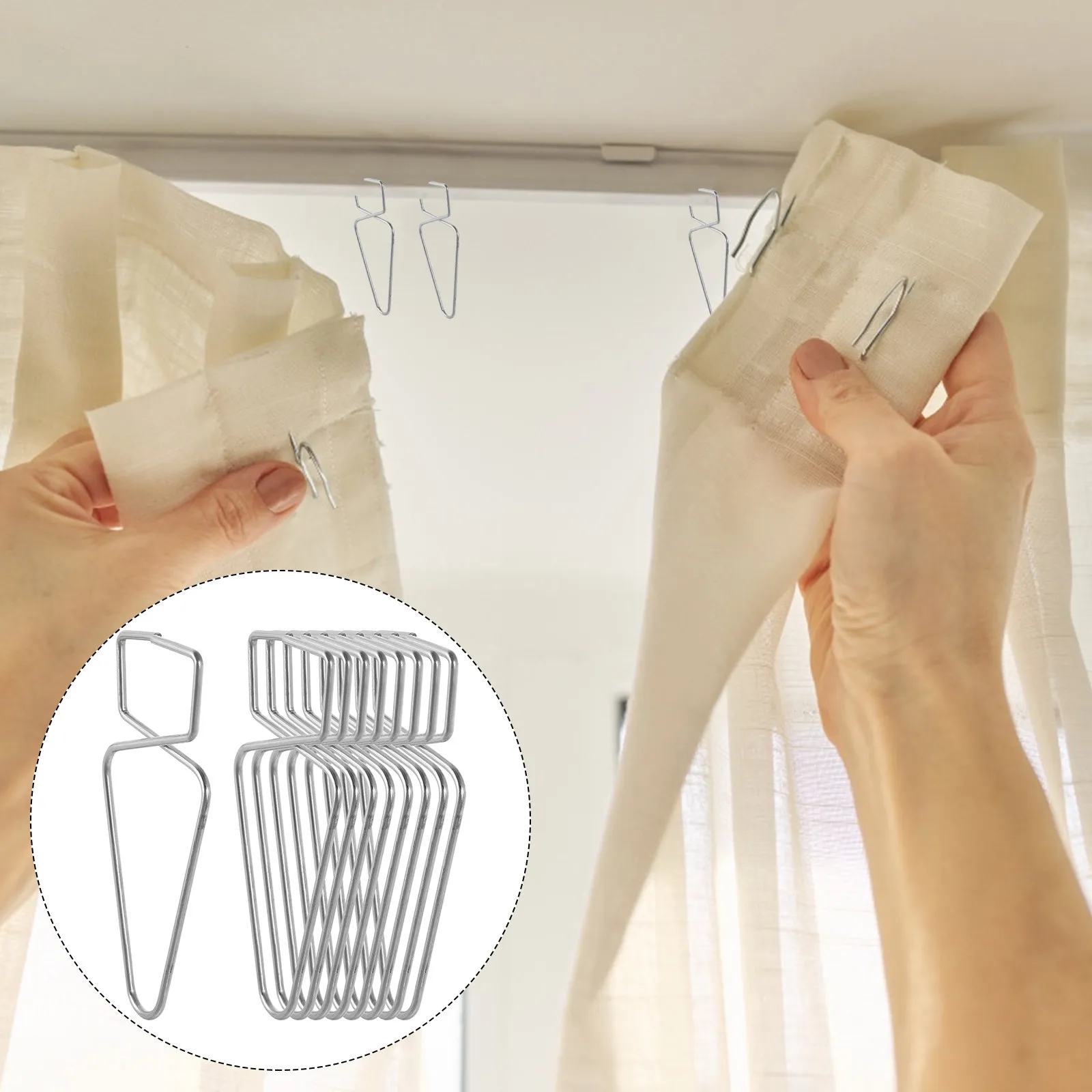 100Pcs Ceiling Hooks High Strength Load Bearing Drop Ceiling Clip T-Bar Squeeze Hanging Clips for Suspended Tile Grid Home