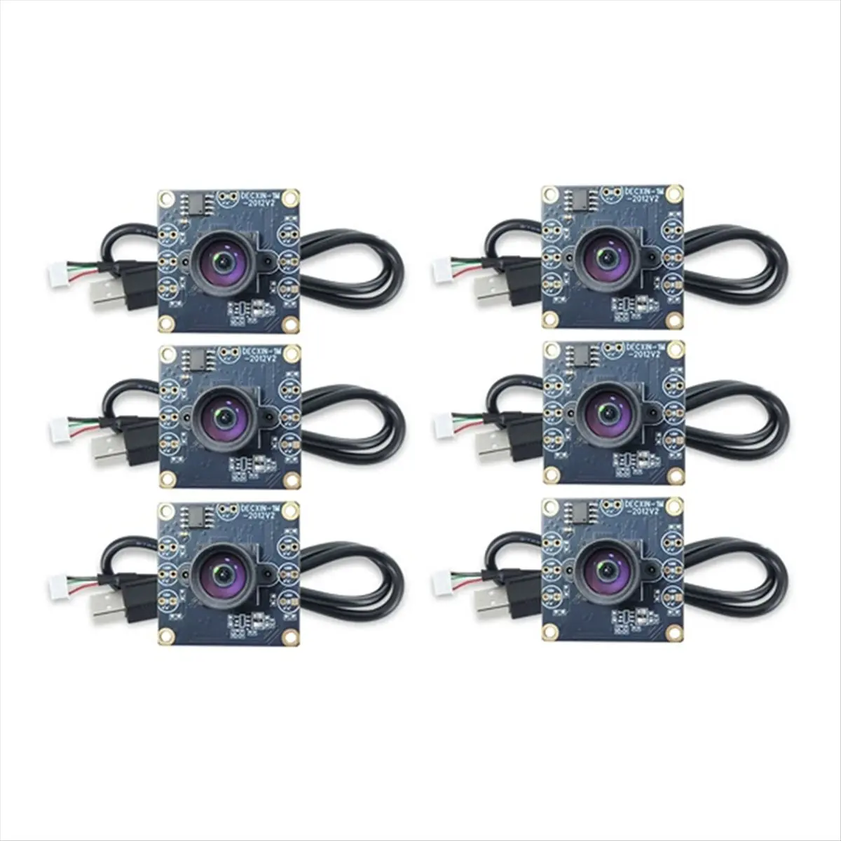A64I 6Pcs 100 Degree Camera Module 1MP OV9732 1280x720 USB Free Driver Manual Focus with 3 Meter Cable for WinXP/7/8/10