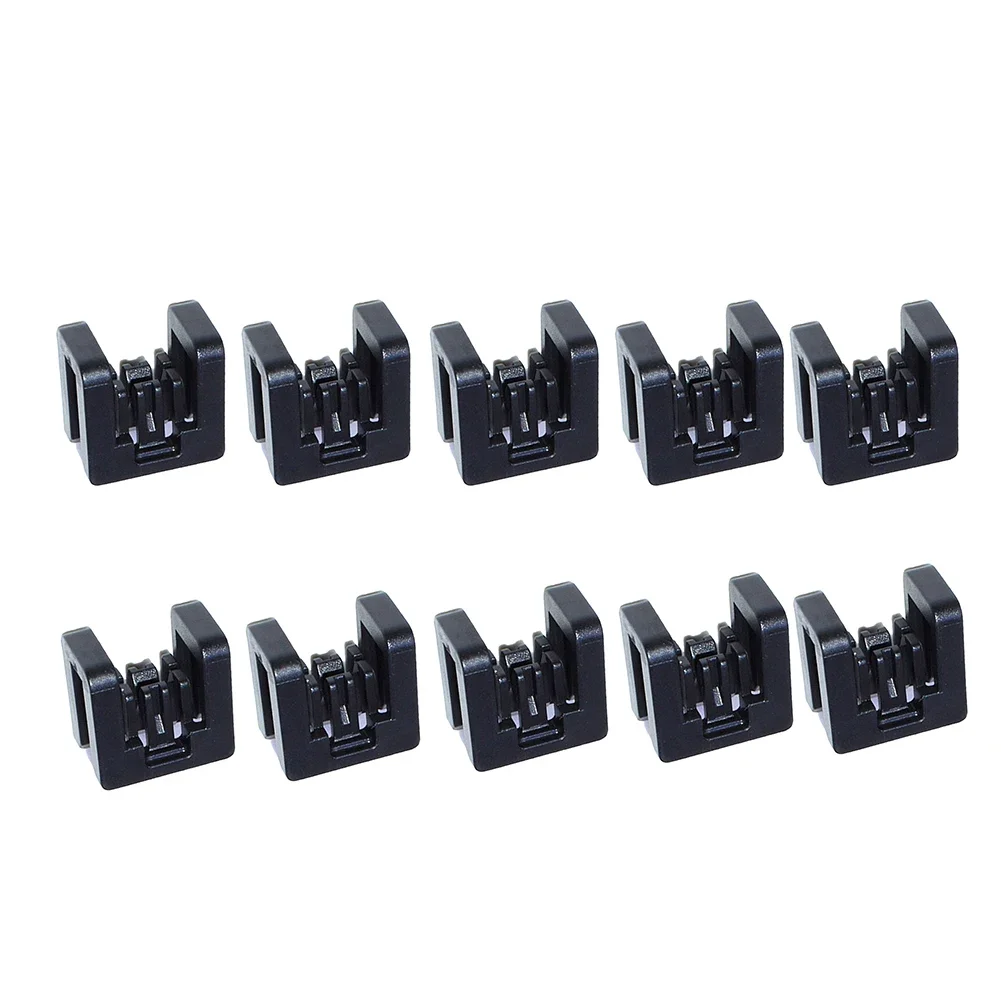 10x Wiper Hood Trim Deflector Panel Reset Clip For Nissan For Xtrail For Tiida 66820-4BA5A Plastic Auto Accessories Tools