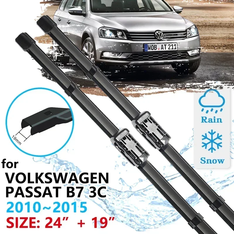 

For Volkswagen VW Passat B7 3C 2010~2015 Windscreen Windshield Accessories Window 2010 2011 2012 2013 2014 Car Front Wiper Blade