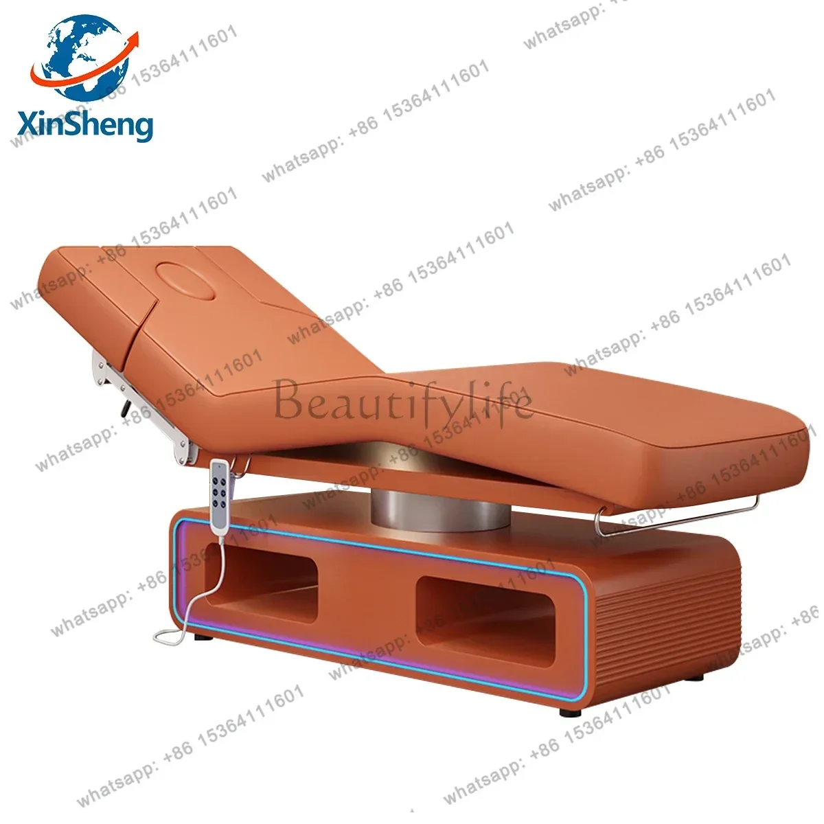 

Кушетка для косметических процедур xx39 с электроприводом, регулируемая, массажный стол, для СПА-салонов, коммерческая мебель для салонов красоты