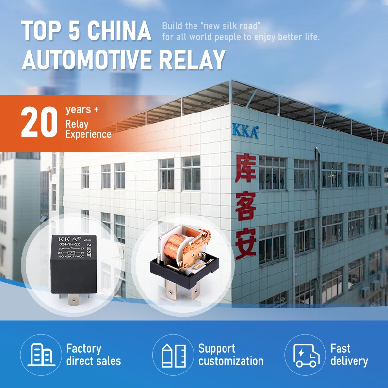 [10pcs/Pack] KKA-A4 12V/24V 4pin/5pin Universal 40Amp Automotive Relay, Bosch Style Car Relays for Car, Motor, Vehicles