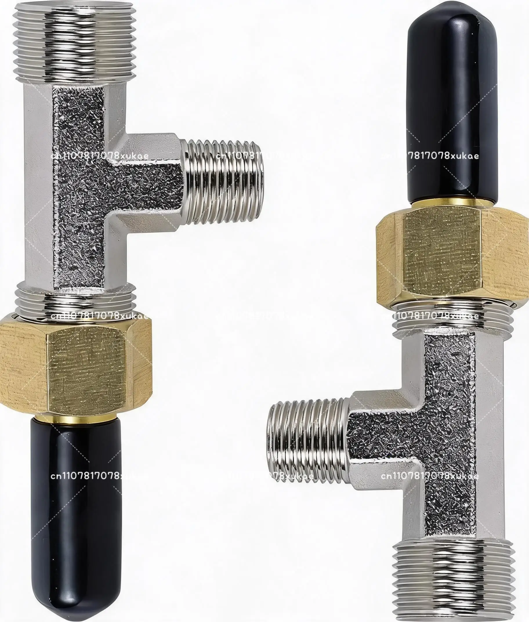 Tee Quick Connector, YouTube Connector for Overboard Hydraulic Direction, Marine Hydraulic Steering Gear Accessories(2 Per Kit)