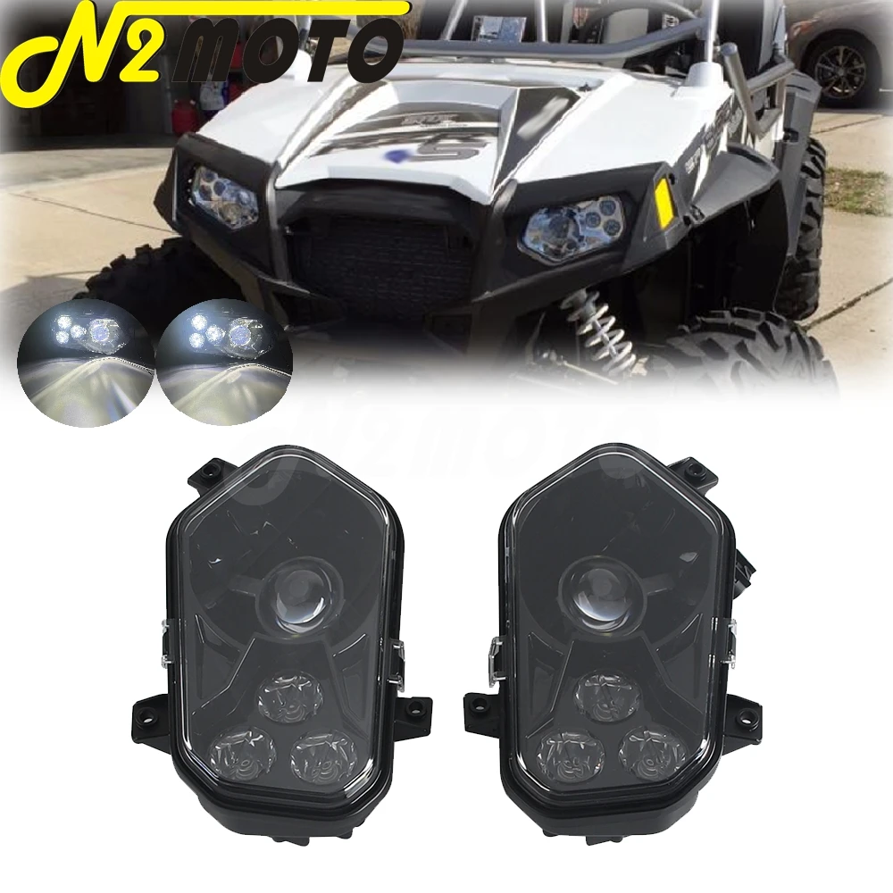 

Комплект светодиодных фар UTV для Polaris ACE 325 500 570 900 Hawkeye 400 Ranger ETX EV 400 500 570 700 800 900 RZR Передний фонарь