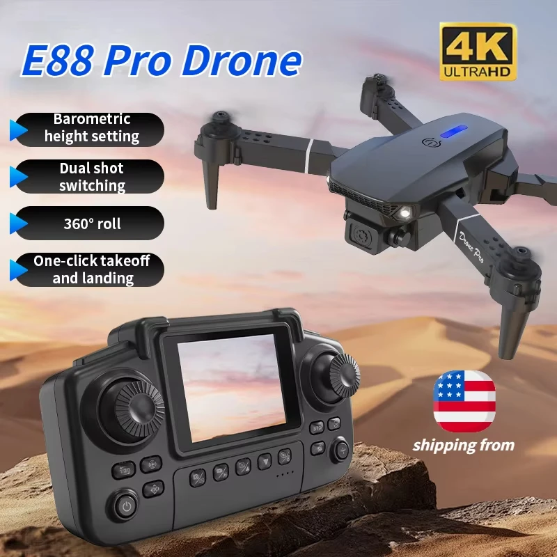 E88 Pro Drone 4K Du… - image