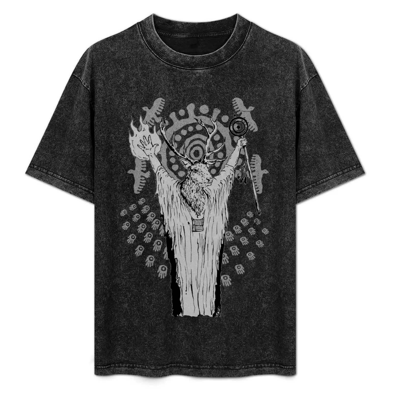 Deer Shaman T-Shirt shirts graphic cute tops aesthetic clothes shirts graphic tees men clothes