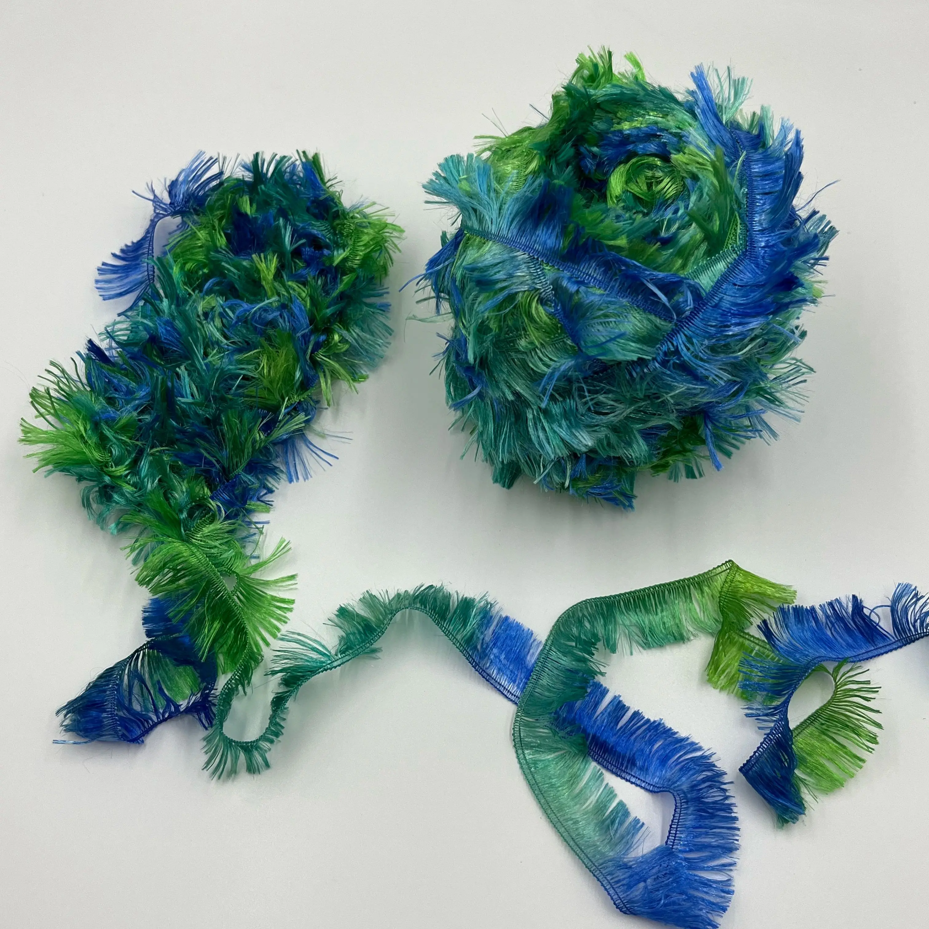 150g Feathers of Forest & Sea Handmade Color Floral Thread Crochet Handicrafts DIY Weave Bags & Accessories 2