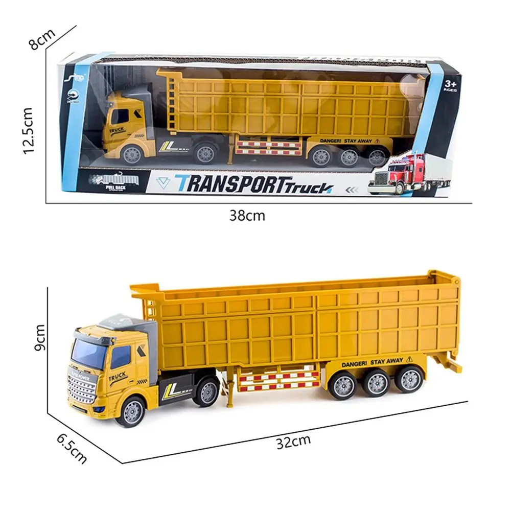 Funny Metal Truck Assembled Model Diecast Classic Vehicles Toys Alloy Car Carrier Truck Kid Model Pull Back Car Gift Toys - Image 6