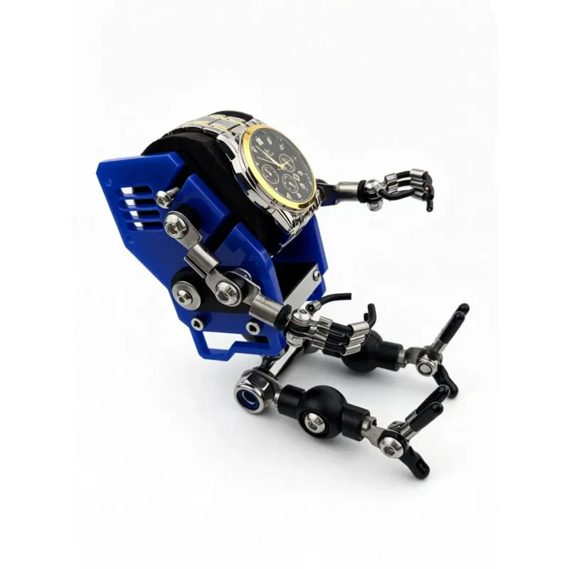Elevate Your Workspace or Home Decor with This Creative Robot Watch Holder, A Perfect Blend of Functionality and Futuristic