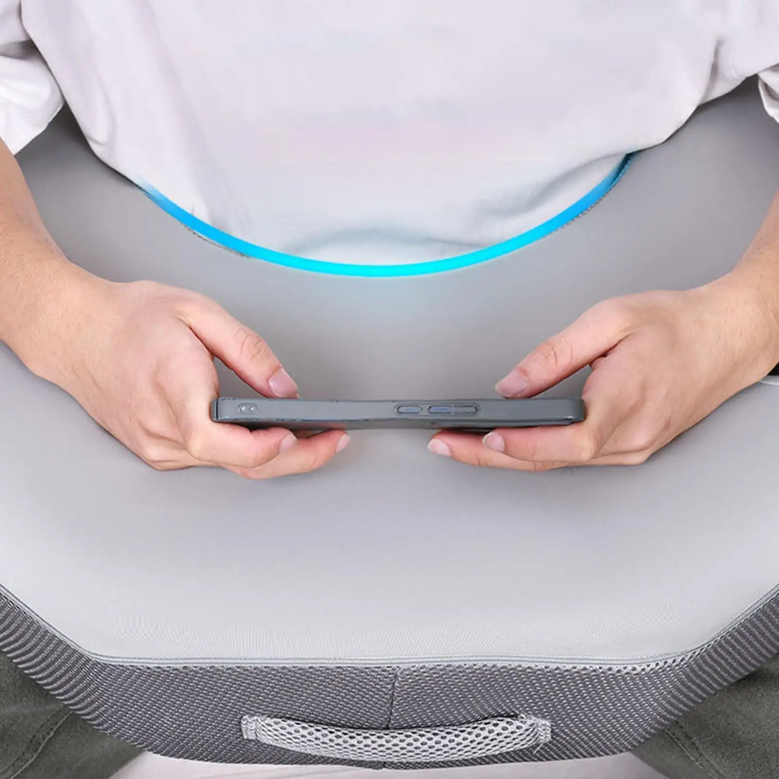 Reading Pillow, Large Arm Rest Pillow for Adults, Desk Pillow for Reading Gaming Working Sitting in Bed Sofa Floor