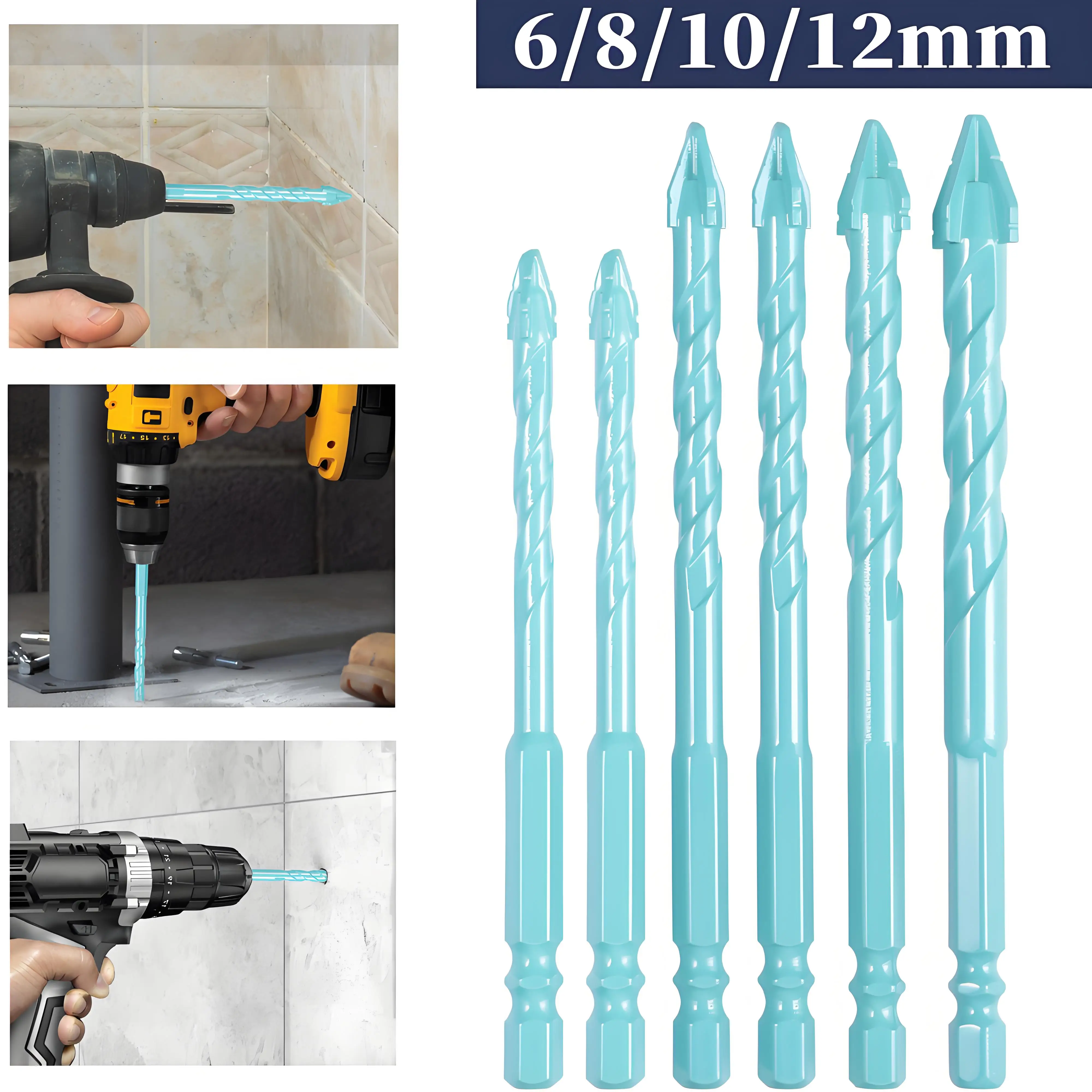 

6 шт., комплект зубчатых эксцентриковых сверл, твердосплавные твердые точные зубные пилы, эксцентриковые сверла, эффективные высокопрочные спиральные биты, инструменты