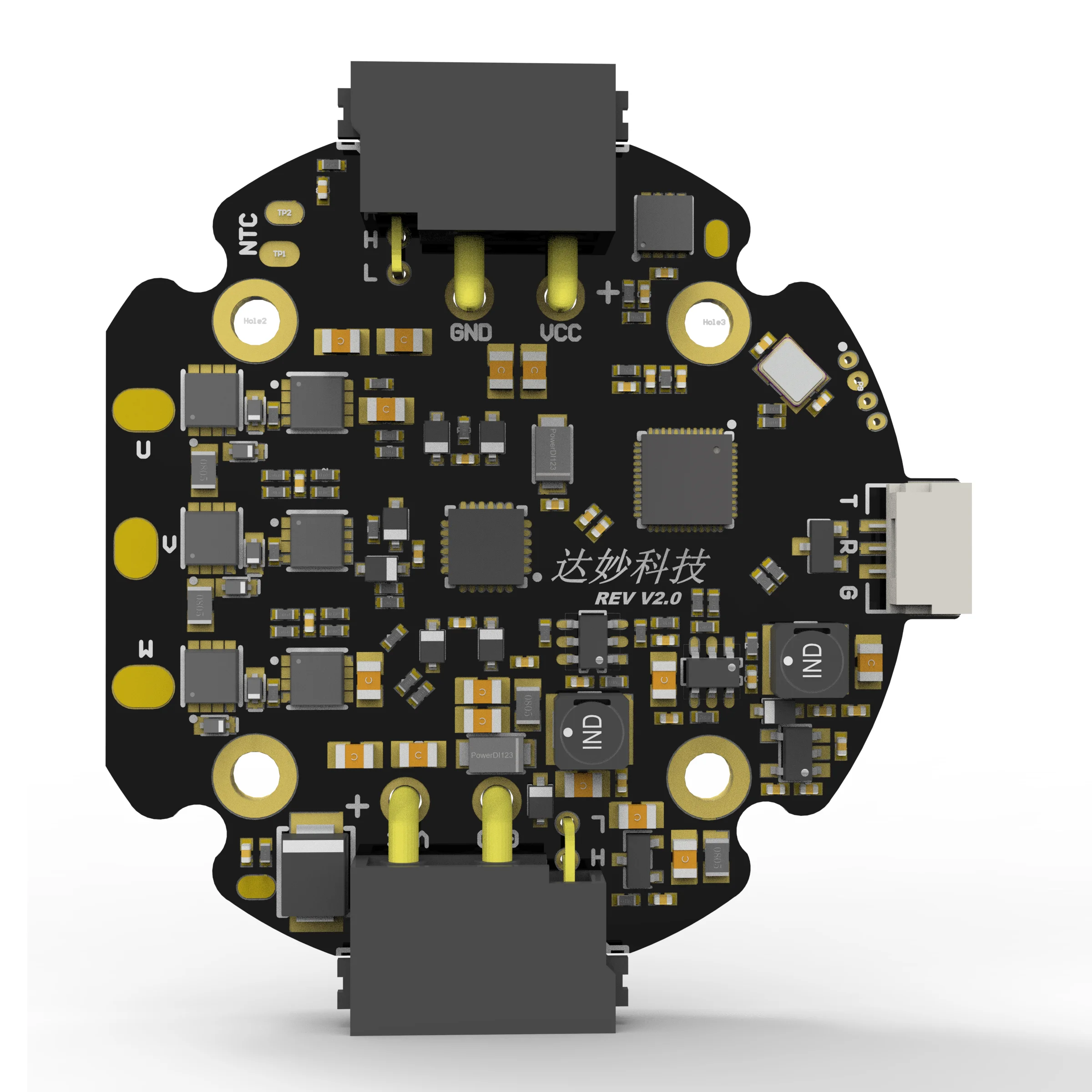 Mit Drive Borstelloze Robotarm Robot Joint Motor FOCGM43 Ondersteunt Dual Encoders