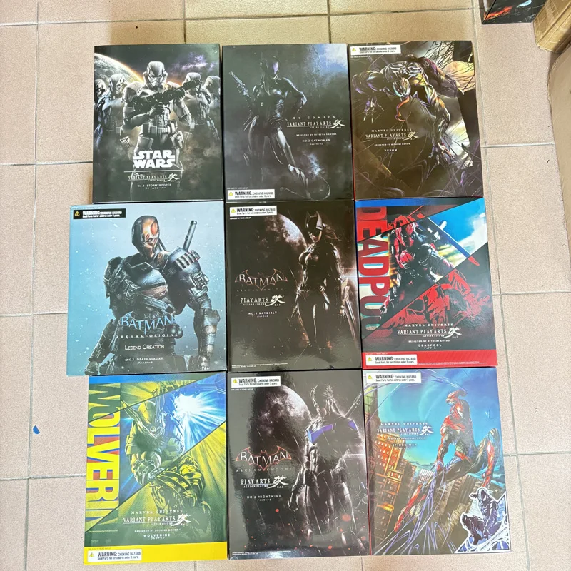 プレイアーツ-ダークナイト-バットマン-ナイトウィング-フィギュア-スターウォーズ-ダース・ベイダー-デスストローク-デッドプール-スパイダーマン-アクションフィギュア-コレクタブル