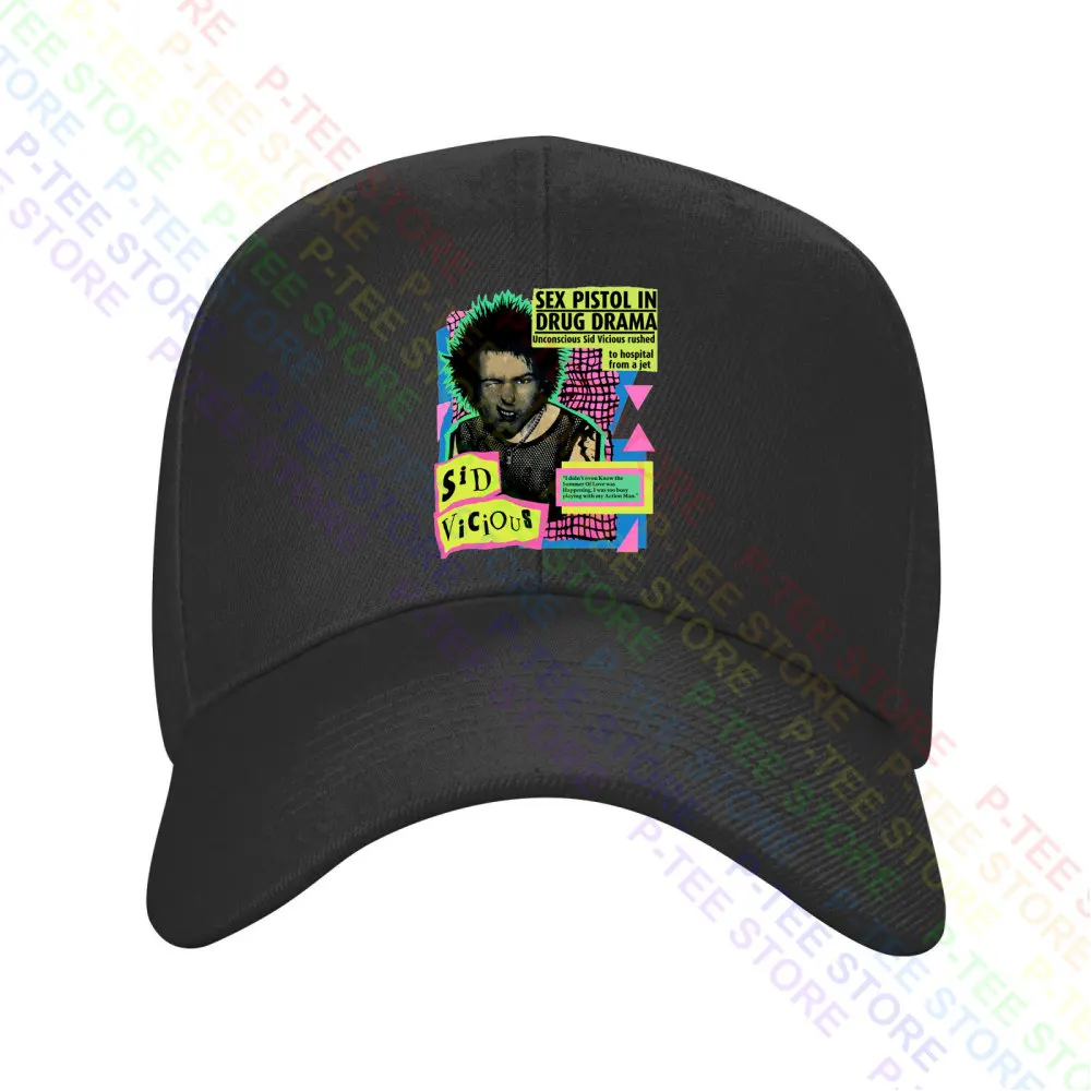 Sid Viciuos Sex Pistols Punk Rock Tour Concert Baseball Cap Snapback Caps Knitted Bucket Hat