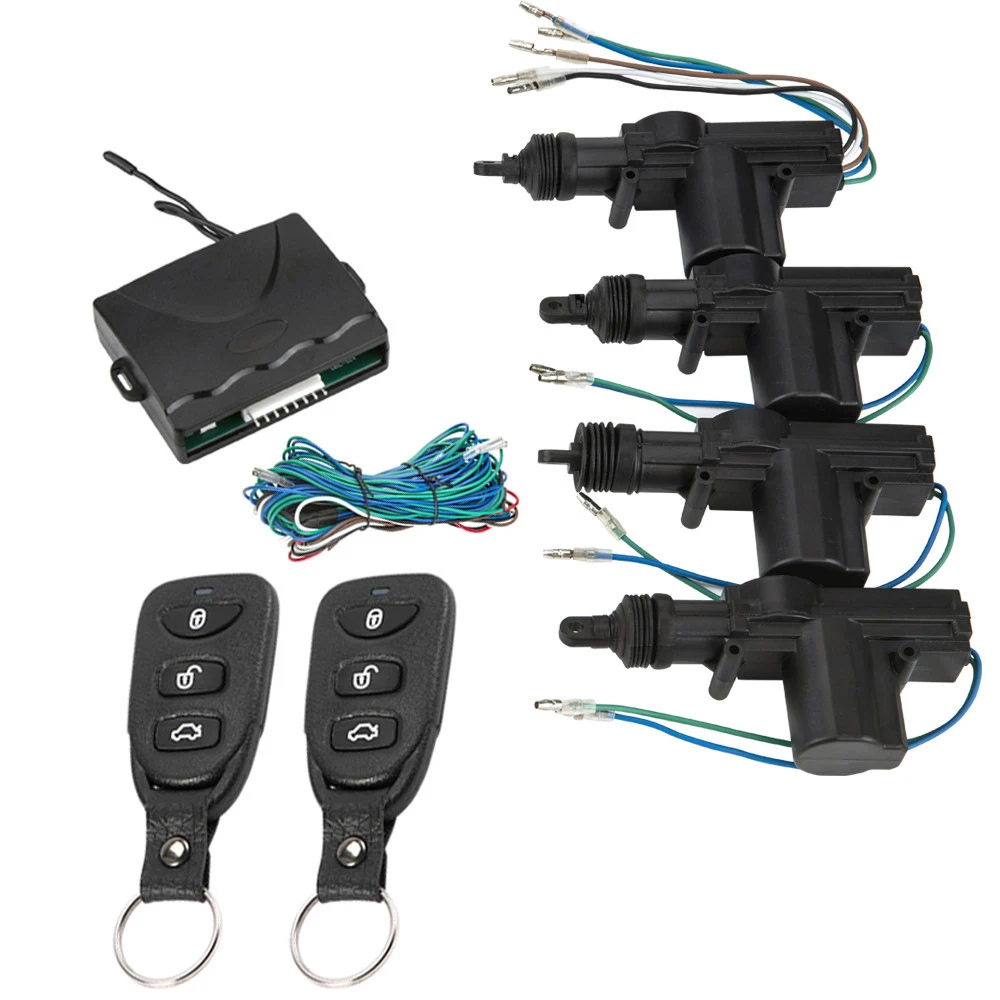 

12V Universal 4 Door Car Remote Central Door Lock Locking Keyless Entry System Locking Kit