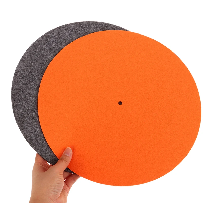For LP Vinyl Record Audio Replacement DIY Accessories Audiophile Thick Turntable Mat 1PC Slip Mat Felt Turntable Platter Mat