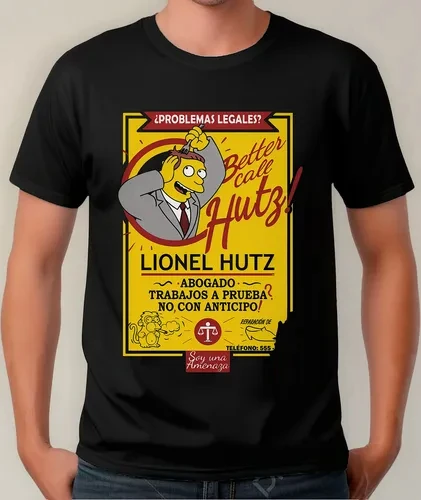 The Simpsons Lionel Hutz T-Shirt Fit T-Shirt Lässiges Sommer-Herren- und Damen-Winter-Übergroßes, lockeres, lässiges Sweatshirt