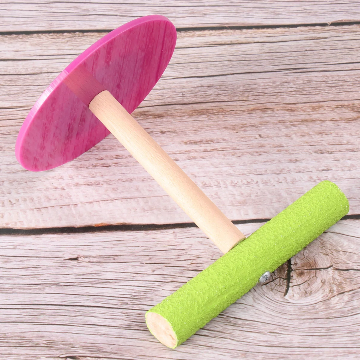 

Eco-Friendly Wood Bird Training Stand T Shaped Parrot Climbing Activity Rack Easy Install Small Size Bird Climbing Stand