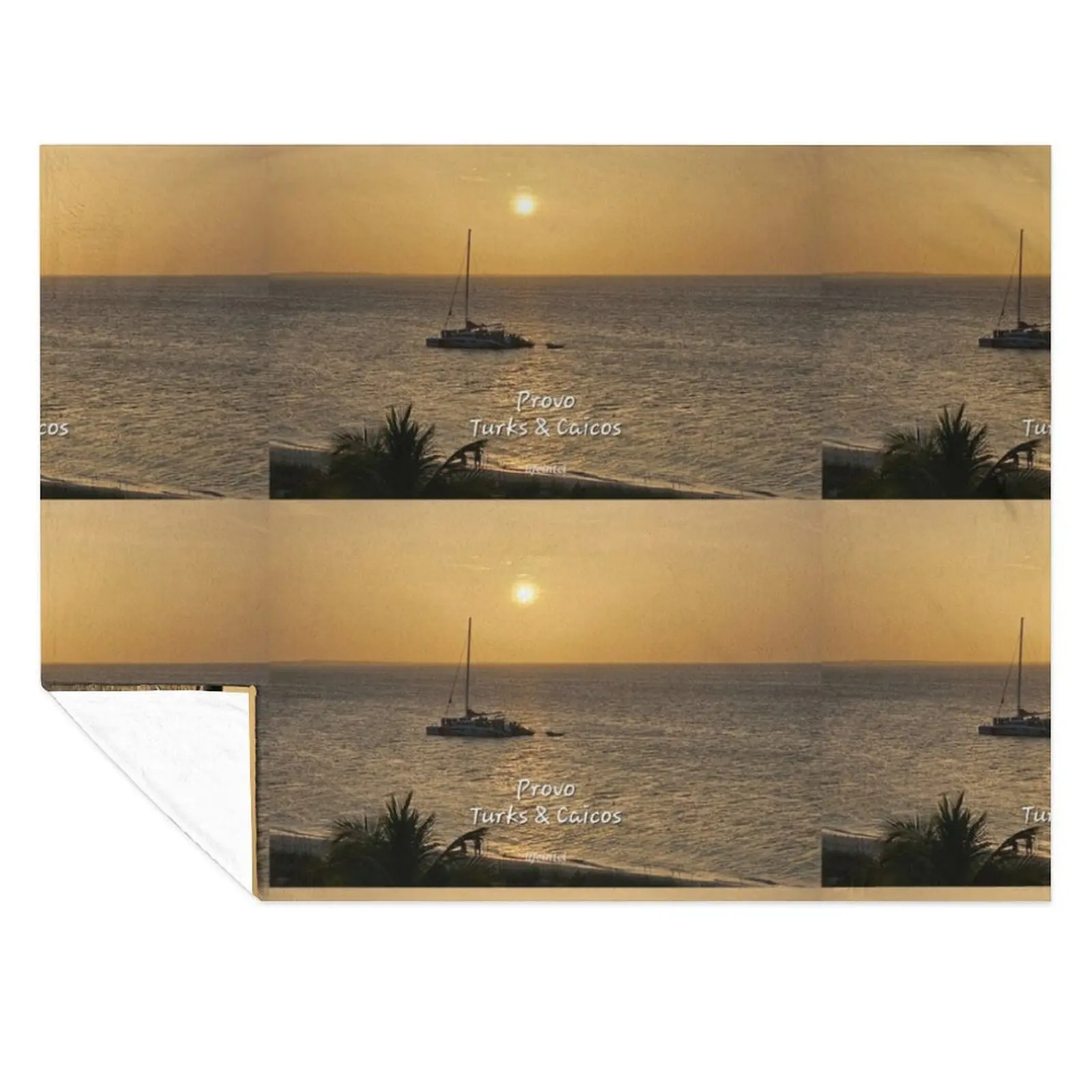 

Sailing Into the Sunset Throw Blanket Polar Decorative Beds Beautifuls Blankets