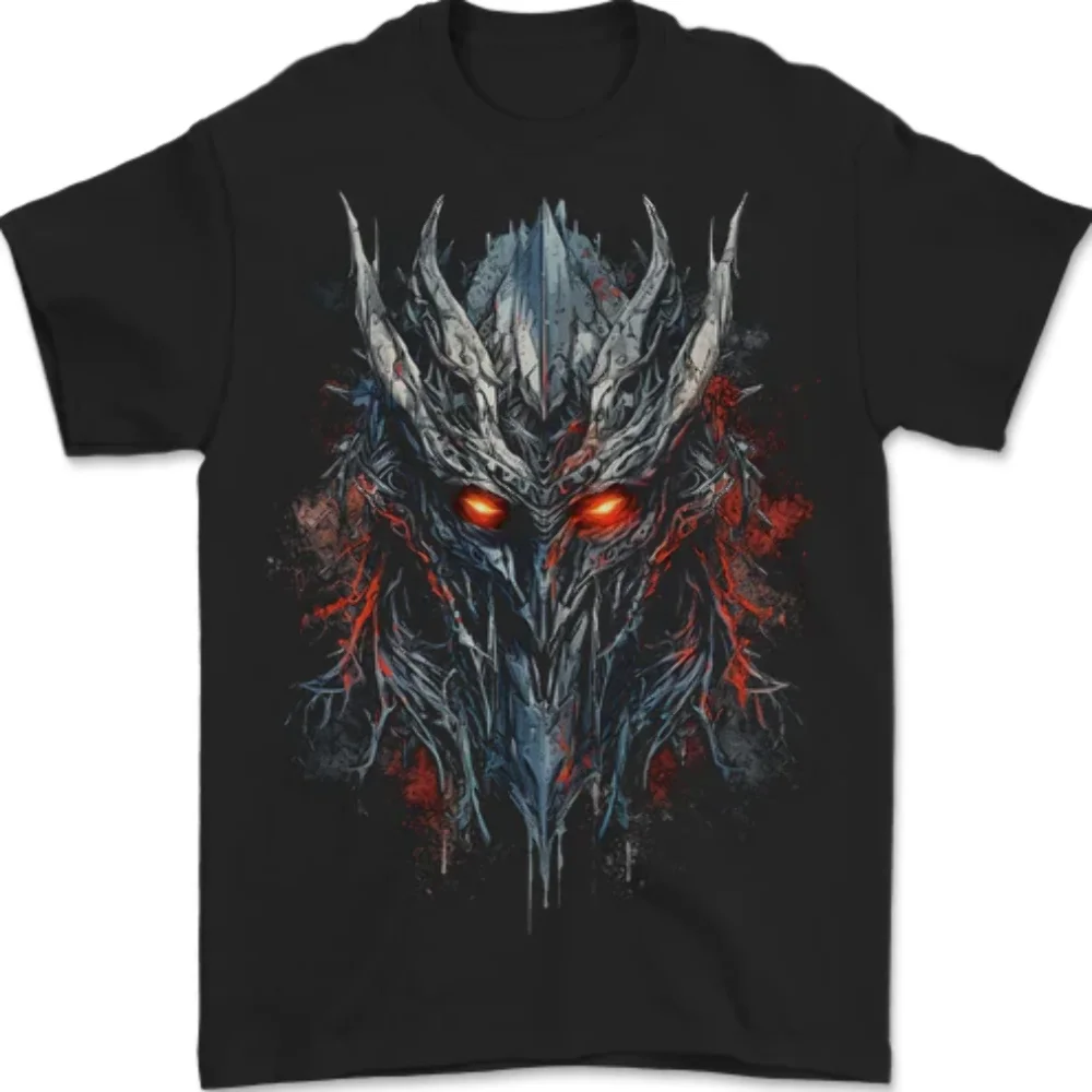 An Evil Sauron Mask Demon Mens T-Shirt 100% Cotton