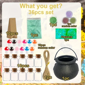 The magic Potion Combination Set Can Be DIY Handmade for Holiday Gift Giving. It Is a Favorite Gift for Boys and Girls