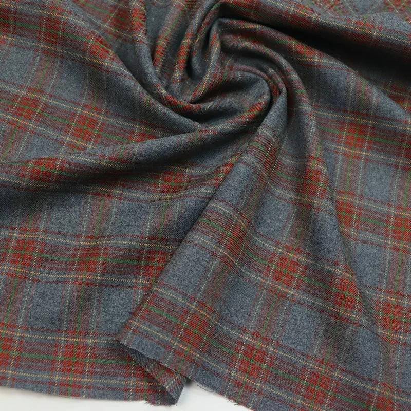 Premium Gray Orange Checkered - Wool Blanket Herringbone review and price