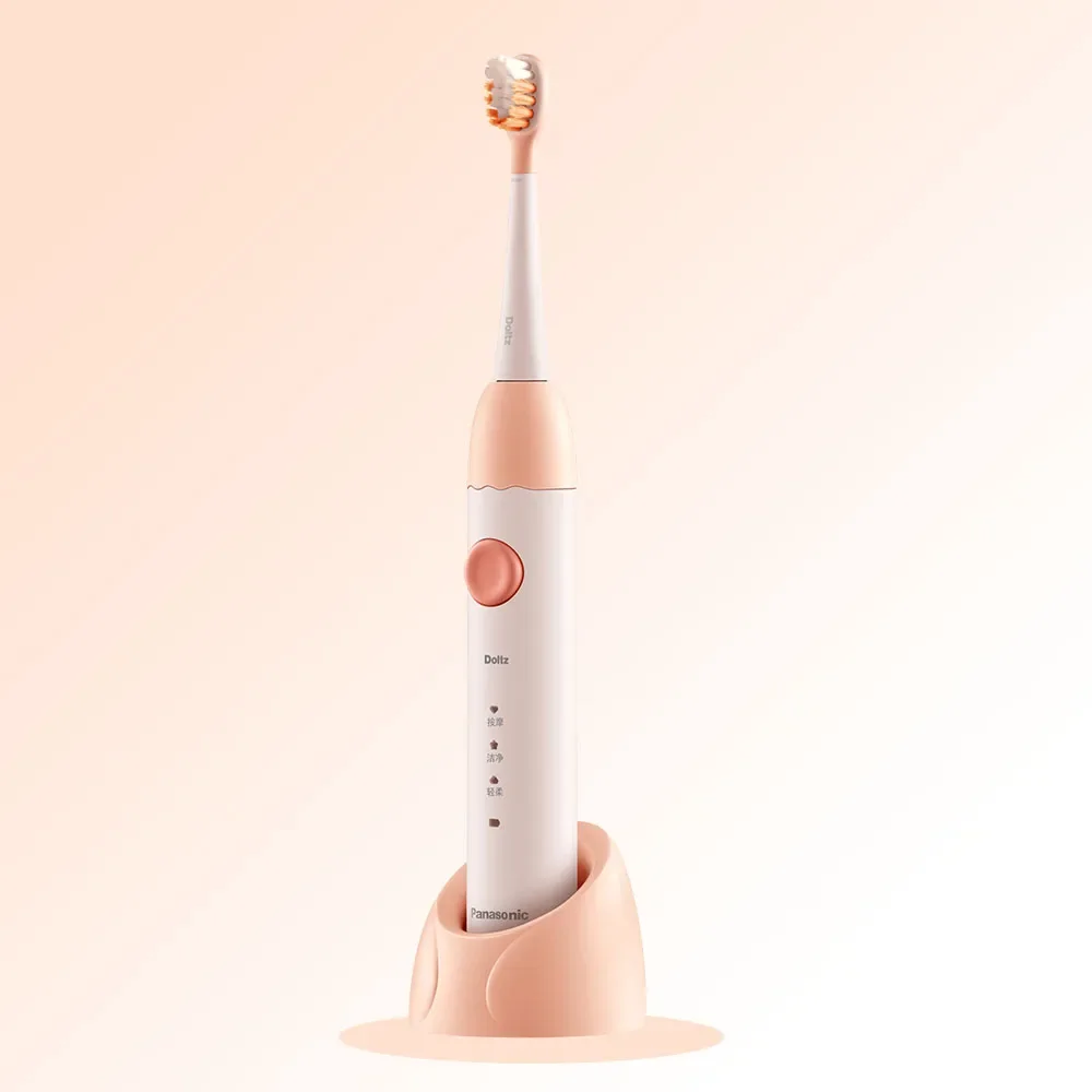 Panasonic Kids Electric Toothbrush - 3 Modes - For Kids - Type-C Charging - Soft Brush Wire - With Replacement Brush Heads