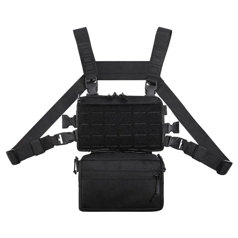 

Multifunctional Tactical Chest Hanging Set Large Capacity Storage Retractable Hanging Quick Release Tactical Chest Hanging Bag