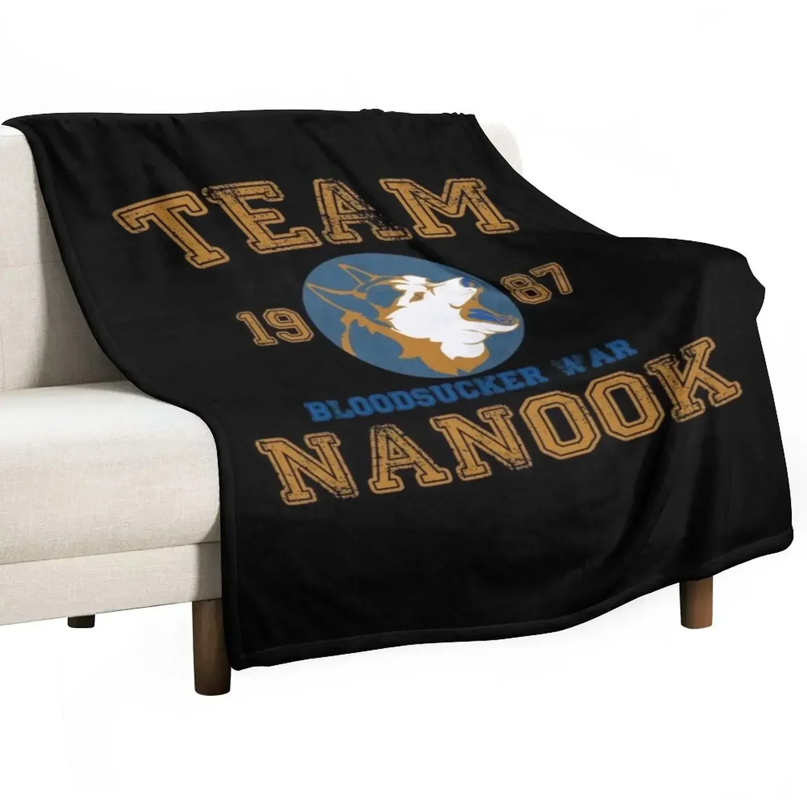 Team Nanook Gifts For Fans, Gifts Christmas Day Throw Blanket Decorative Throw Soft Plush Plaid Blankets