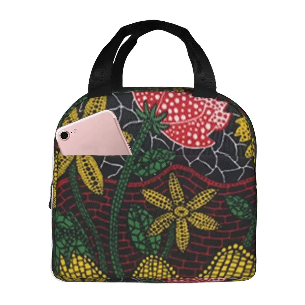 Yayoi Kusama Lunch Bag Men Women Thermal Cooler Insulated Lunch Box for Office