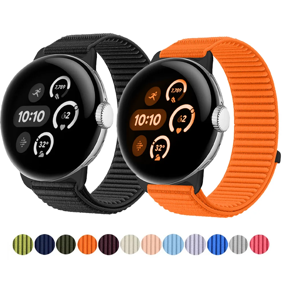 Nylon Wilderness Sportarmband für Google Pixel Watch 4 3 41mm 45mm Uhrenarmband Armband für Google Pixel 2 1 41mm Correa Armband